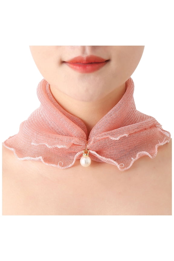 Lace Scarf Scarves Ties Scarf Belt Scarf Necklace Womens Tie Lace Neck Scarf Neck Scarf for Women Travel Scarf Shawls and Wraps for Evening Dresses Neck Scarves Pink One Size