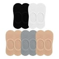 thumbnail image 1 of Wuphunn No Show Socks Womens Invisible Liner, Non Slip & Low Cut, Casual & Formal Wear, Soft & Stretchable Q1 Camouflage One Size, 1 of 5