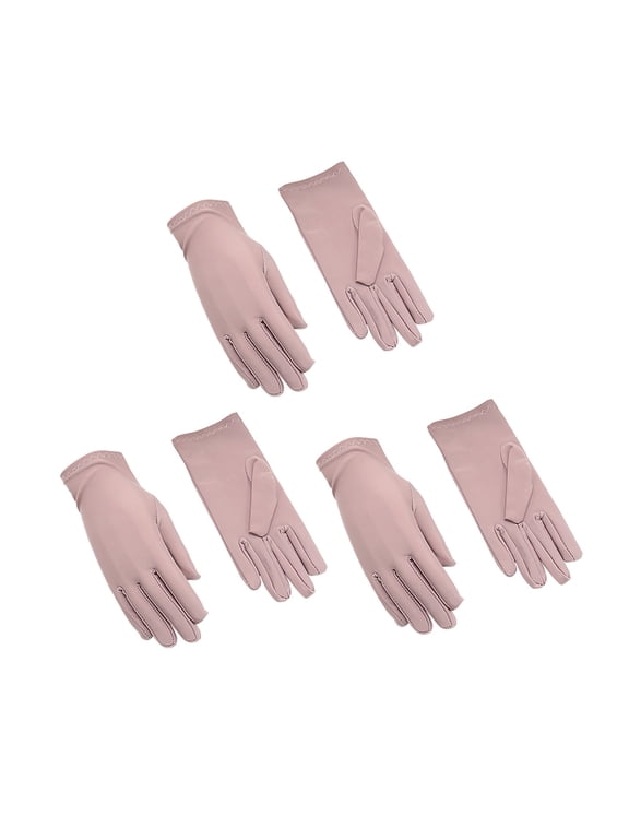 Sheer Gloves Thin Gloves for Women Rowing Gloves for Women Summer Gloves Women Protective Gloves Sun Protection Gloves Womens Gloves Womens Driving Gloves Pink One Size