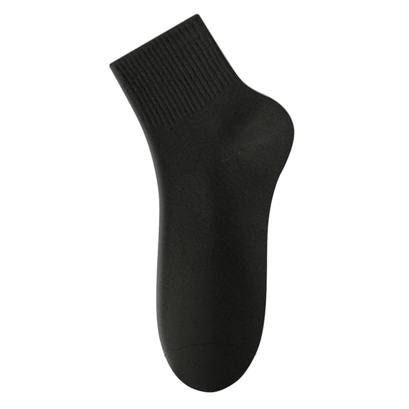 Wuphunn Socks Cotton Socks Ankle Socks for Women Moisture Wicking Socks Women Ankle Socks Ankle Socks Men Socks for Women Everyday Cotton Socks for Men and Women Black One Size
