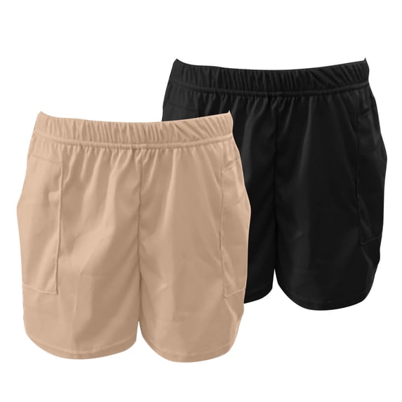 Wuphunn Summer Loose Wide Leg Sweat Shorts for Ladies Elastic High Waist Side Pockets Multi Purpose Gym Casual Bottoms Q1 Mint Green 2XL
