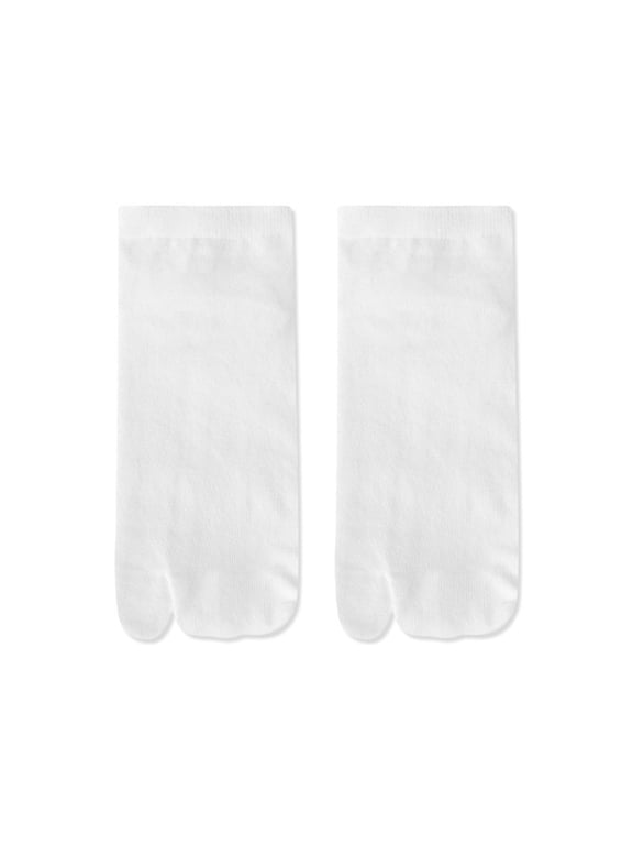 Tabi Socks No Show Tabi Socks Sandal Socks Tabi Socks No Show Split Toe Socks Toe Socks Men Flip Flop Socks for Sandals Toe Socks Women Shocks Tabi Sock White One Size
