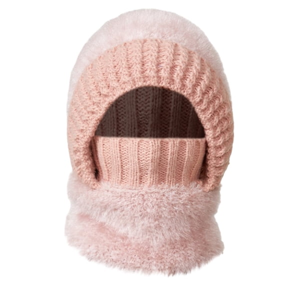 Wuphunn Womens Winter Ribbed Beanie Pompom Soft Warm Hat Crossed Cap Warm Fleece Lined Skull Beanie Warm Fleece Lined Pom Beanie Skull Beanie Hiking Beanie fall hats for women B Pink One Size