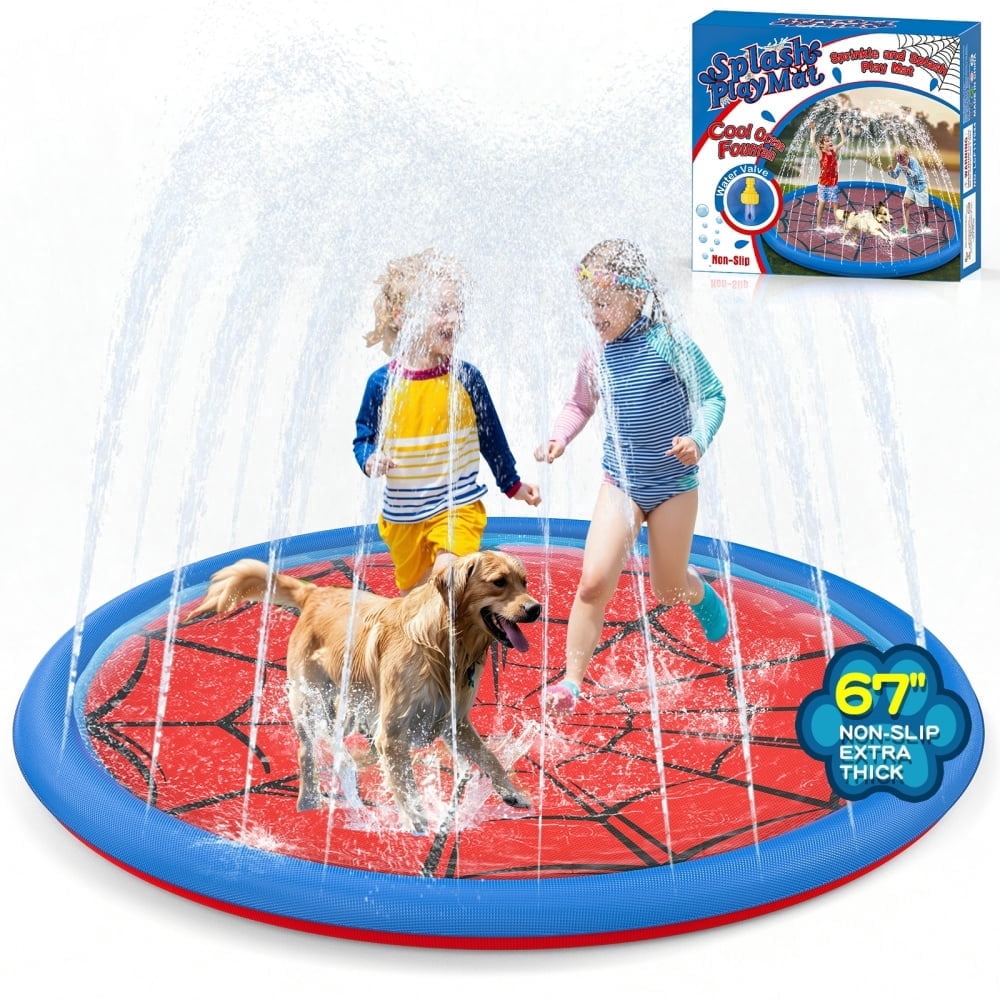 Hasbro Twister Splash | Juego De Agua Al Aire Libre Con Alfombrita De 68x52 Pulgadas | Diversión Familiar Para Niños +6 Años