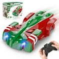 thumbnail image 1 of Wupuaait Remote Control Christmas Rechargeable RC Wall Climbing Racer Stunt Car Toys Xmas Gift for 3-12 Kids, Boys and Girls, Green and Red, 1 of 7