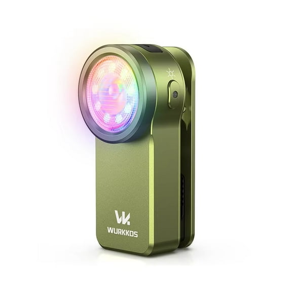 Wurkkos HD03 680LM Mini Clip Light | USB-C Rechargeable Pocket Flashlight | Spotlight/Floodlight Combo | Portable EDC RGB Torch with Magnet