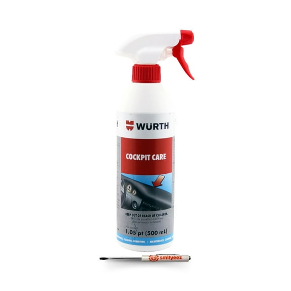 Wurth Cockpit Care 500 mL Spray with Smilyeez Pocket Screwdriver