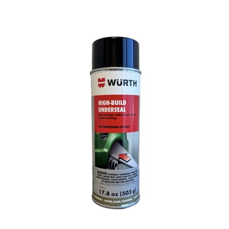 Wurth High Build Under Seal 17.5 Fl Oz Aerosol Undercoating - Superior Protection Against Abrasion and Corrosion Perfect For Automotive Underbody, Fenders, Wheel Wells