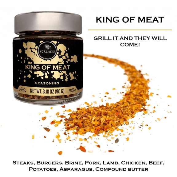 Wurzpott Seasonings King of Meat 3.18 oz (Pack of 6)