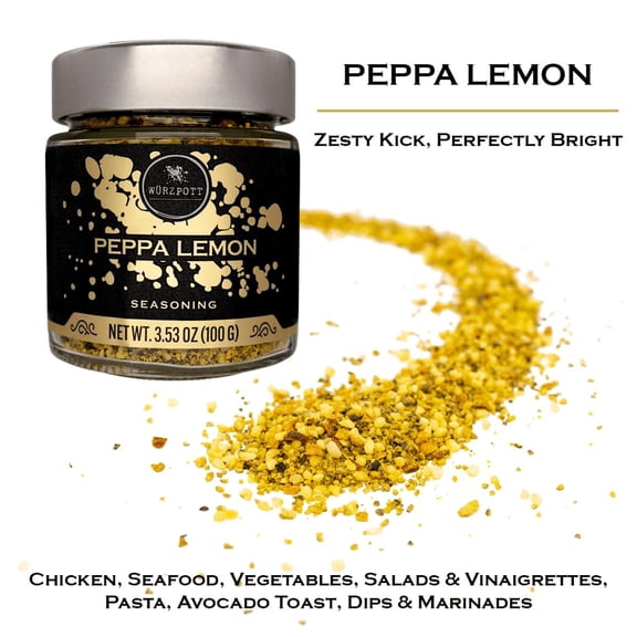 Wurzpott Seasonings Peppa Lemon 3.53 oz Pack of 6