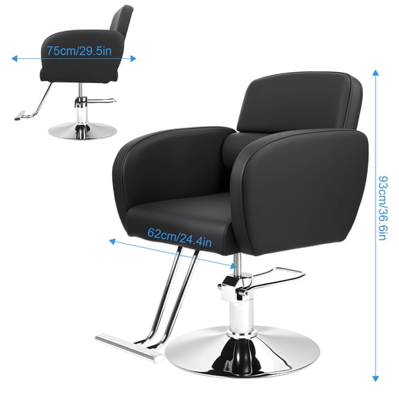 Wussanun Hairdresser Barber Salon Chair with Heavy Duty Hydraulic Pump, 360° Swivel Adjustable, Home Hairdresser Barber