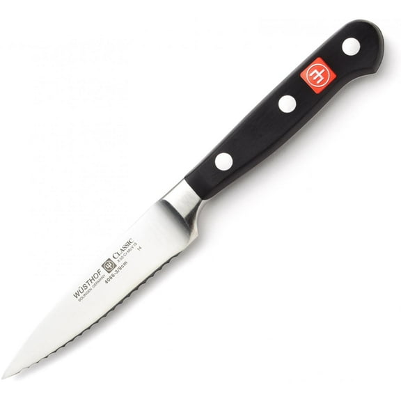 Wusthof Classic 3.5'' Fully-Serrated Paring Knife (Free Expedited Shipping)