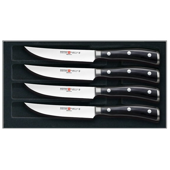 Wusthof Classic Ikon 4 Piece Steak Knife Set