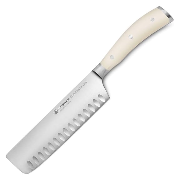 Wusthof Classic Ikon Creme 7" Hollow Edge Nakiri Knife