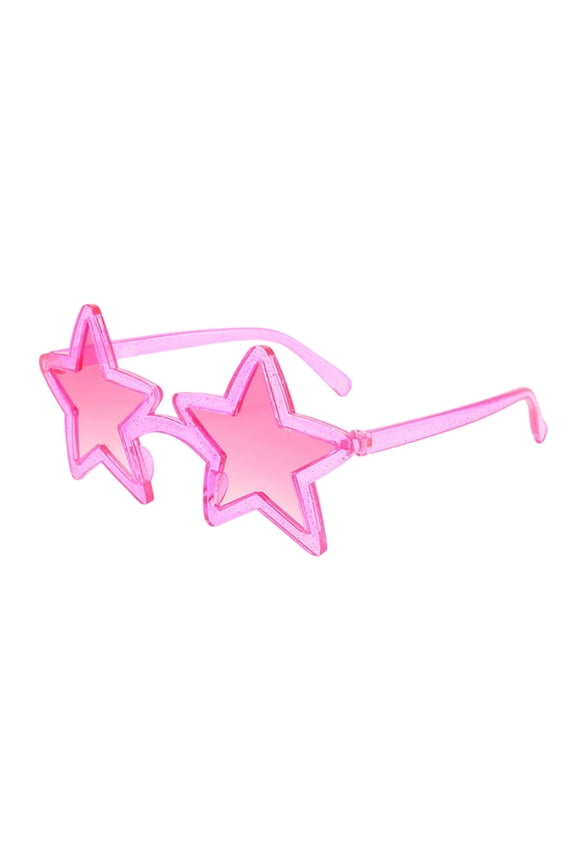 Five-Pointed Star Shaped Sunglasses, Trendy Funny Fashion Sun Glasses for Beach, Party, and Photo Props, UV Protection, Unisex Novelty Eyewear for Costume & Fun,pink