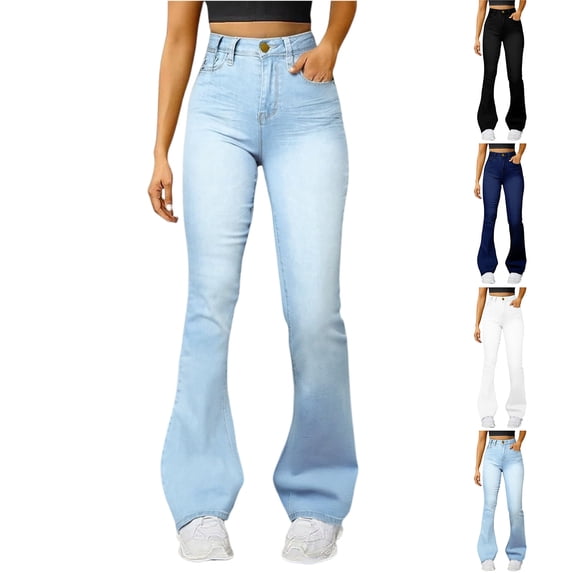 Wutalume High Waisted Jeans for Women Retro Wide Leg Straight Cut, Vintage Wash Denim Pants for Street Style Fashion,Black L
