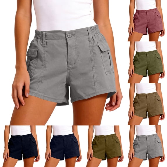 Wutalume Jeans for Women Plus Size Denim Shorts, Stretch Slim Fit Jean Shorts with Versatile Wash for Summer Casual Style,Green S