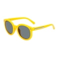 thumbnail image 1 of Wutalume Kids Sunglasses with Resin and PC Materials, Thick Round Frame UV Protection Sun Glasses for kids, Durable and Cute Eyewear for Outdoor Play and Travel,Yellow, 1 of 3