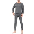 thumbnail image 1 of Wutalume Men Winter Fleece Lined Cotton Thermal Long Johns Top and Bottom Underwear Set, Ultra-Warm for Extreme Cold, Comfortable Base Layer for Daily Use,Dark Gray XL, 1 of 5