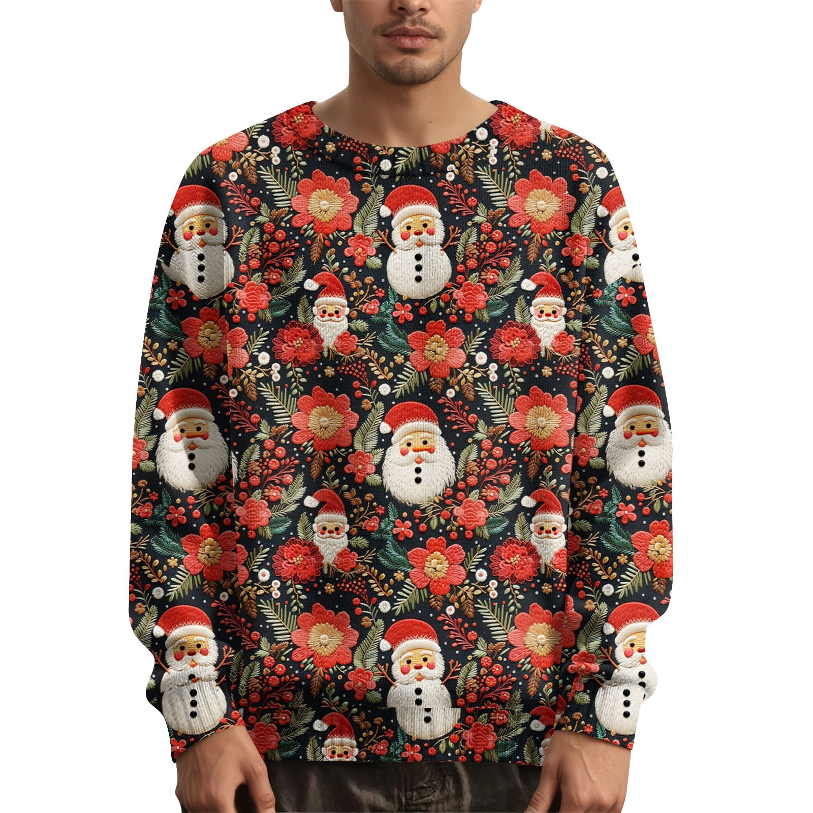 Fun Sweaters Wutalume Men's Funny Christmas Sweater, Holiday Pullover 2025 with ...