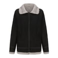 thumbnail image 1 of Wutalume Men's Solid Color Zipper Button Pocket Work Jacket, Casual Long Coat for Men, Warm and Practical, Suitable for Work, Outdoor and Everyday Casual Occasions,Gray 2XL, 1 of 4