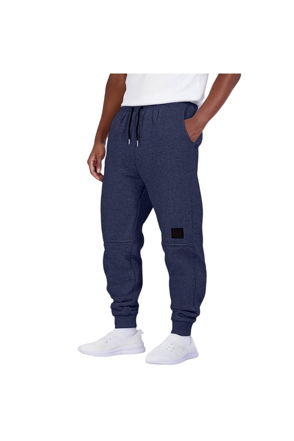 Men's Sports Pants with Running and Outdoor Design, Featuring Pockets for Work and Casual Use, Perfect for Training, Sports, and Everyday Activities,Dark Blue S