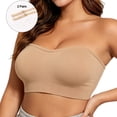 thumbnail image 1 of Wutalume Strapless Bras for Women with Removable Straps - Convertible Multi-Way Bandeau Bra, Strapless Bra for Wedding or Party,Complexion 32, 1 of 7