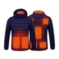 thumbnail image 1 of Wutalume Unisex Heated Hoodie with Warming Technology, Electric Heated Jacket for Men and Women, USB Powered with Multiple Heat Settings,Navy L, 1 of 5