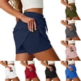 thumbnail image 1 of Wutalume Women's Casual Outdoor Sports Skirt - Quick-Dry High-Waisted Skirt Pants for Hiking Running and Beach Activities,Navy M, 1 of 8