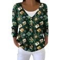 thumbnail image 1 of Wutalume Women's Fashion Long Sleeve Christmas Snowman Snowflake Print Jacket Cardigan, Festive Holiday Wear with Cozy Knit Design for Seasonal Comfort,Army Green L, 1 of 5