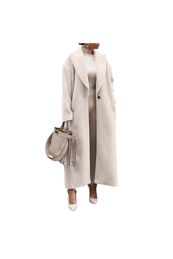 Women's Long Coat Warm Winter Quilted Jacket Full Length Zip Up Down Coat Thickened Puffy With Hood, Cozy and Protective Outerwear for Severe Cold,Beige XL