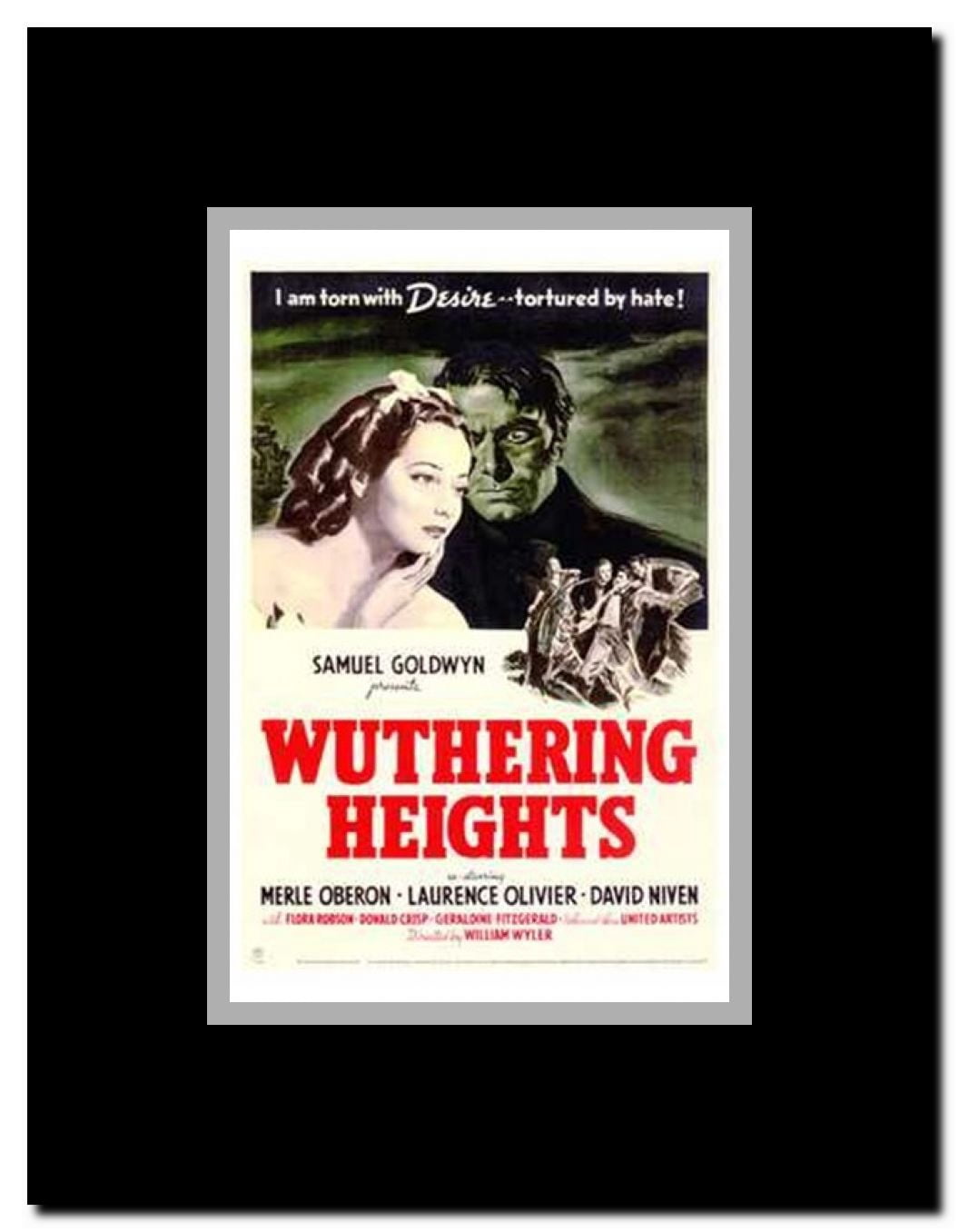 Wuthering Heights Framed Movie Poster
