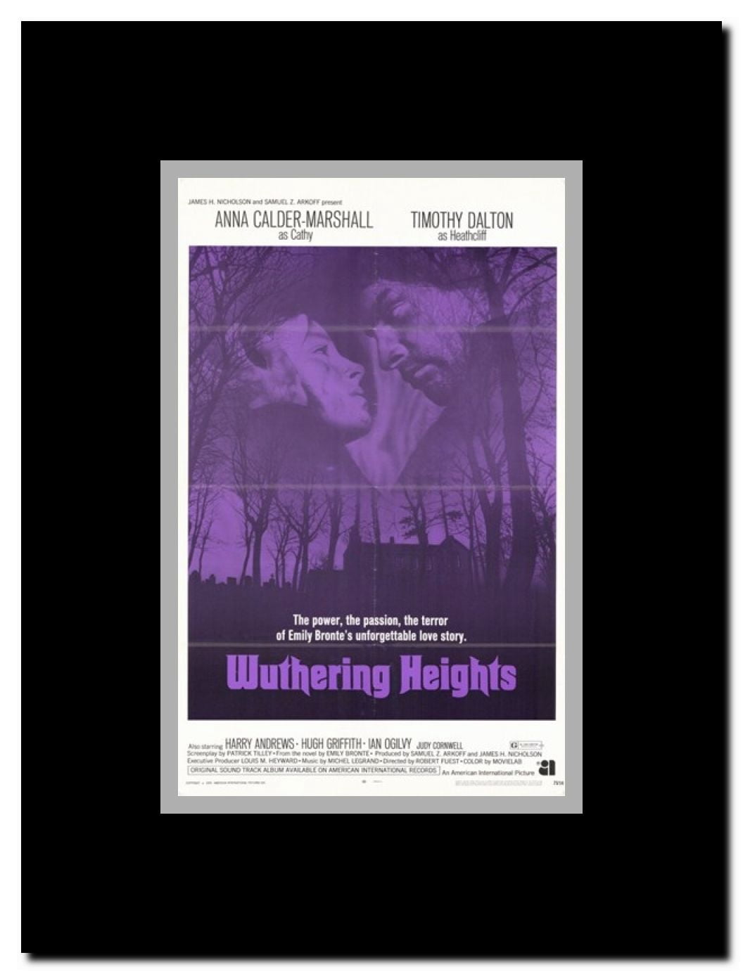 Wuthering Heights Framed Movie Poster
