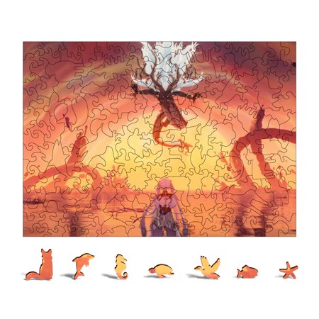 Wuthering Waves Jigsaw Puzzles for Teens and Adults, for Boys and Girls,11”x8”