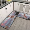 Wuthering Waves Kitchen Floor Mats Set Of 2, Waterproof and NonSlip