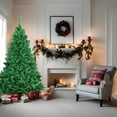 thumbnail image 1 of Wuudi Christmas Tree Flocking Spray White Tree Plus Pine Cone,7FT,1350 Branch, 1 of 9