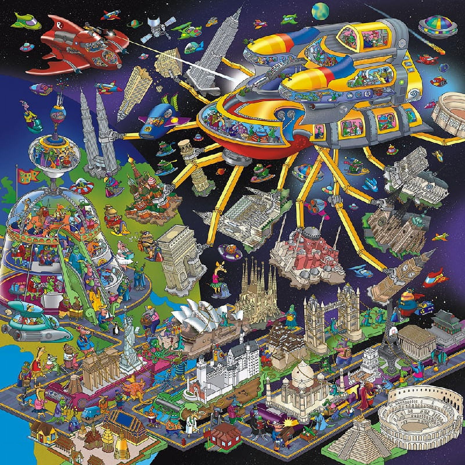 Wuundentoy Premium Edition "Space World" 500 Pieces Jigsaw Puzzle