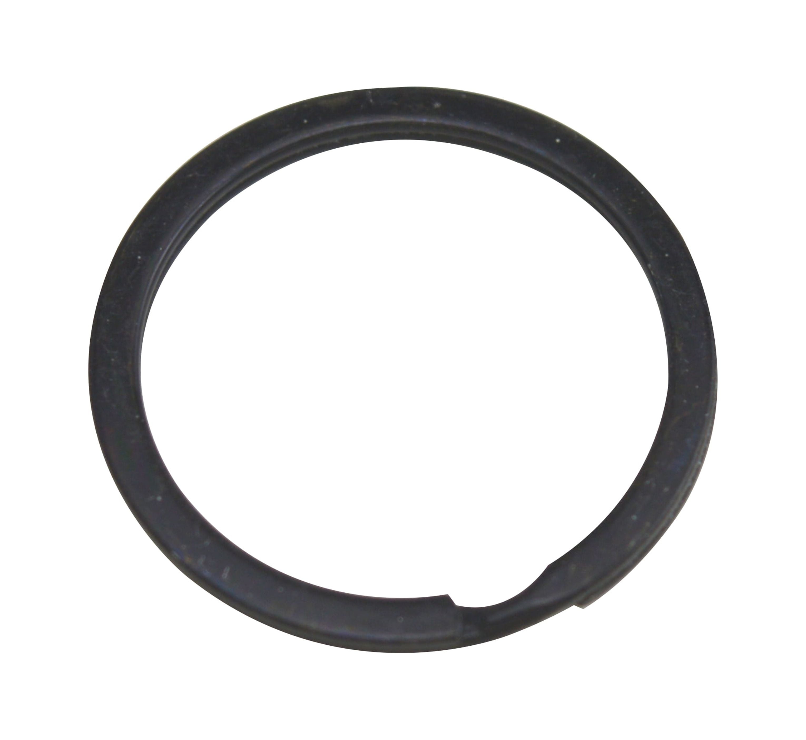 Fenggtonqii Wuuycoky 30mm Outer Diameter Metal Black Key Rings Flat Surface Split Ring Pack of 50, Adult Unisex, Size: 30 mm