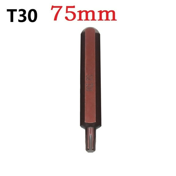 Wuweikeji 1/7 Pcs Torx Star Screwdriver Bits 30mm/75mm Hex Shank T20/T25/T30/T40/T45/T50/T55 Impact Driver Magnetic Anti Slip Screwdriver-Screwdriver Bit