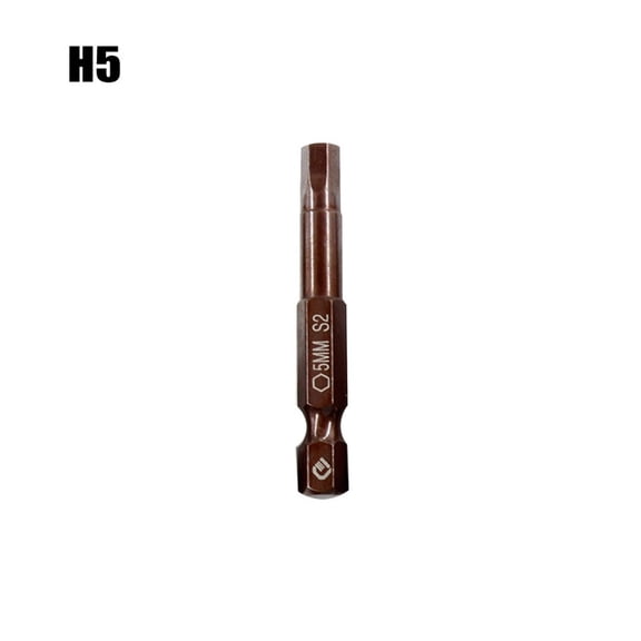 Wuweikeji 1 Pcs 50mm Length Hex Screwdriver Bit 1/4 Hex Shank Magnetic Head Screw Driver H1.5-H6 Nut Driver Hexagon Screwdriver Hand Tool-Screwdriver