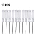 thumbnail image 1 of Wuweikeji 10 Pcs 3.74Inch Small Mini Screwdriver Set Kit Repair Tool Slotted Cross Screwdrivers Transparent Head Precision Screwdrivers-Screwdriver, 1 of 1