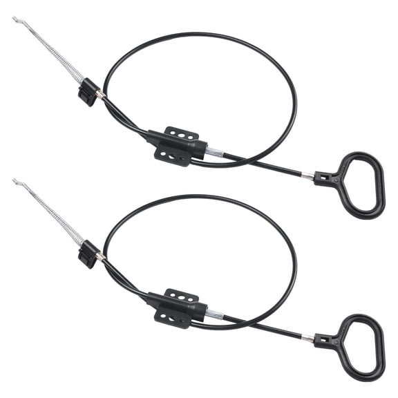 Wuweikeji 2-Pack Universal Recliner Cable Replacement 41" with D-Ring Handle, Sofa Chair Release Pull, Easy Install, Durable Metal