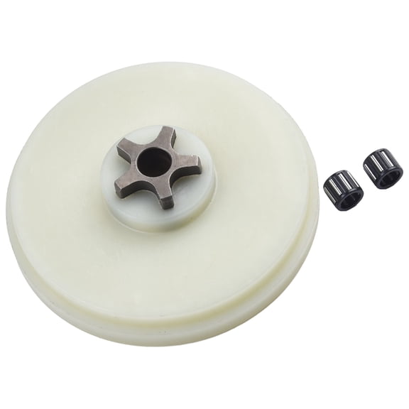 Wuweikeji 2 pcs Electric Chainsaw Sprocket Kit 122511-01 - Durable Plastic with Bearing Gear for Smooth Cutting, Compatible with 107713-01 Models, Essential Chainsaw Replacement Part