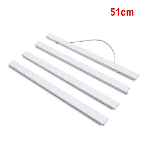 Wuweikeji 21~51 cm Magnetic Poster Frame Teak Wooden Hanging Scroll Wall Art Poster Hanger, Home Decor