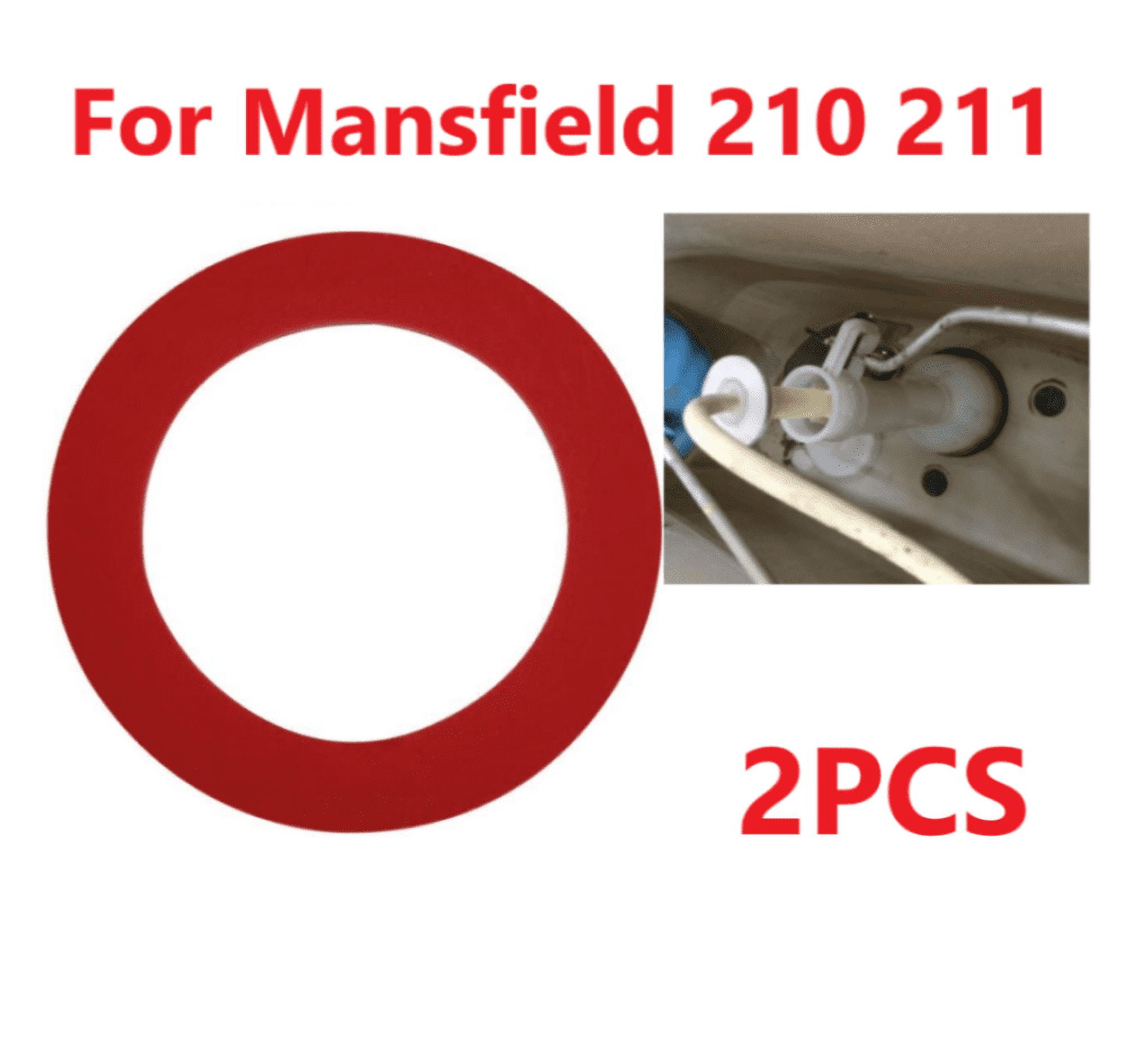 Wuweikeji 4 pcs For Mansfield Toilet Repair Kit Flexible Rubber Seals ...