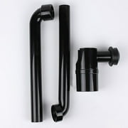Wuweikeji Adjustable Sink Drain P-Trap Drain Pipe Tube Bathroom Garbage Disposal,Plumbing Tools