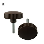 Wuweikeji Black Plastic Canopy Fixing Screws 1 Pair Set for Garden Swing Chairs, Outdoor Furniture Hardware, Easy Install Bolts, 2.2\" x 2.8\", Durable Umbrella Accessories