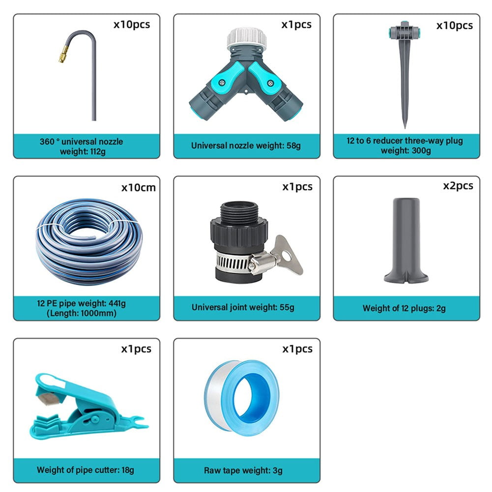 Wuweikeji Effortless Drip Irrigation Kit with Quick-Connect System ...