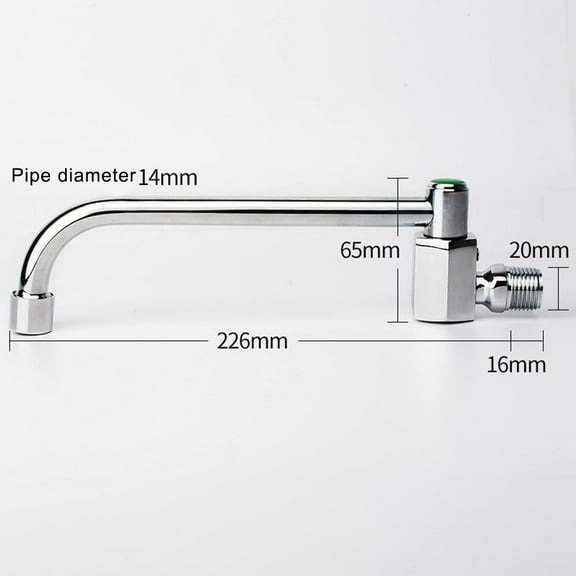 Wuweikeji Kitchen stove faucet copper 4 points rotatable semi-automatic faucet,Plumbing Tools