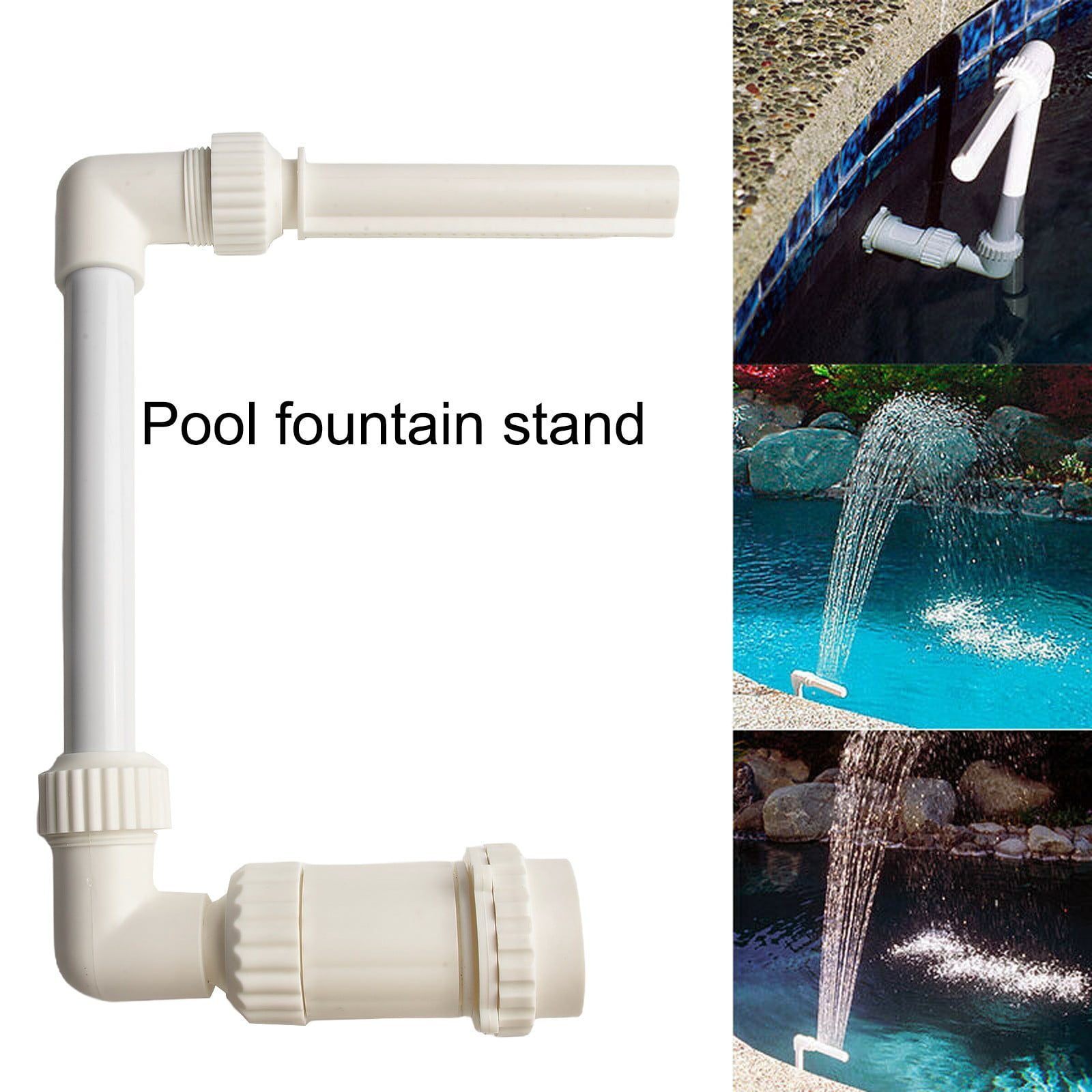 Wuweikeji Swimming Fish Pool Waterfall Fountain Adjustable Water Pools Decoration,Yard, Garden & Outdoor Living